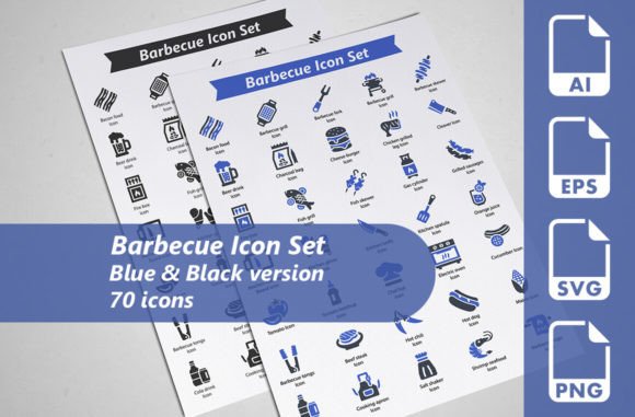 Barbecue Icon Set: Graphics and Icons for Creative Marketing