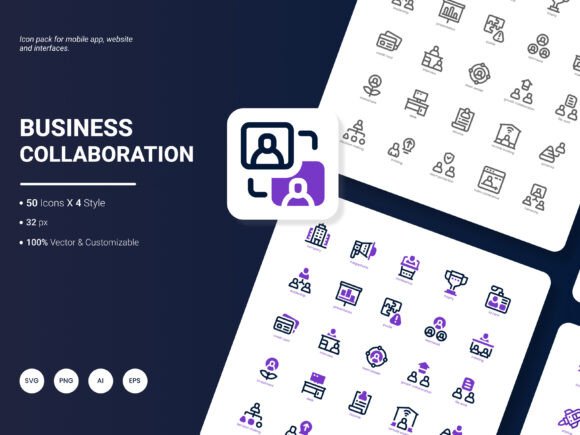 Business Collaboration Icon Pack Review