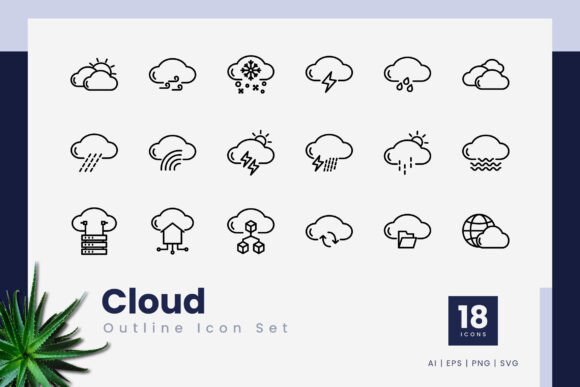 Cloud Outline Icons Review