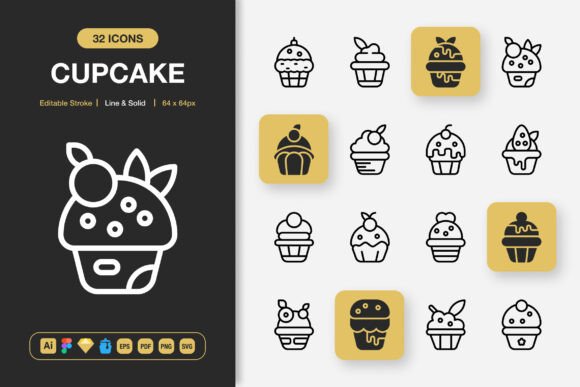 Cupcake Icons: Graphics with a Sweet Touch