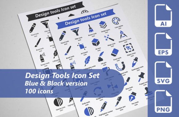 Design Tools Icon Set: Graphics and Icons for Real Publishing