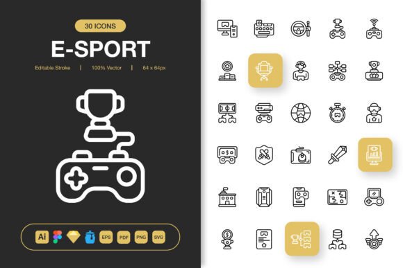 Esport Icons Review for Embroidery Projects
