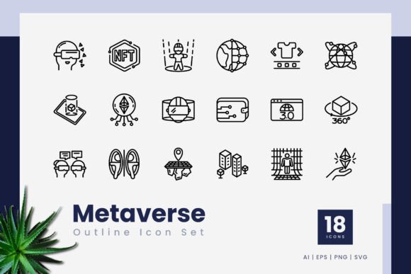 Metaverse Outline Icons Review